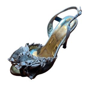 Jessica Bennnett Gold Silver Heels